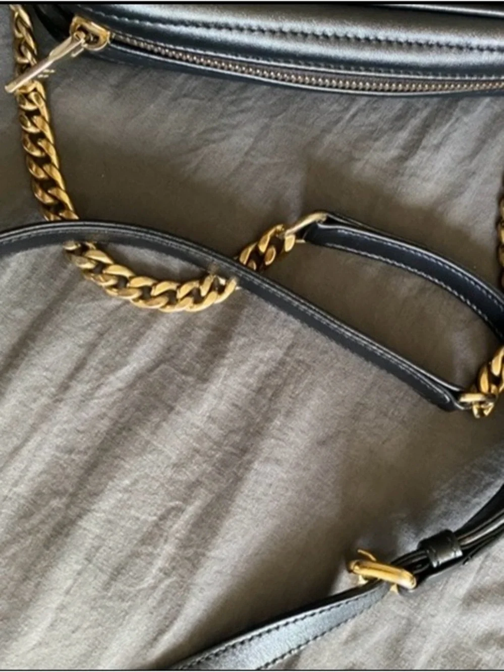 Prada Black Quilted Leather Crossbody Camera Bag with Gold Logo